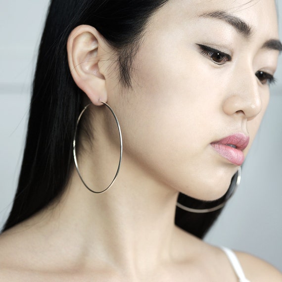 Sterling Silver Hoop Earrings, Silver Big Hoop Earrings, Minimalist Earrings, Ring Earrings, Big Ring Earrings, Big Circle Earrings, Silver - Etsy Sterling Silver Hoop Earrings, Silver Big Hoop Earrings, Minimalist Earrings, Ring Earrings, Big Ring Earrings, Big Circle Earrings, Silver - Etsy