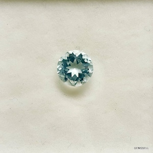 AAA Aquamarine Gemstone: 6mm Round Faceted Loose Stone