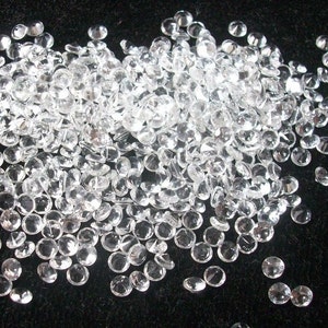 10 pieces 4mm Crystal Quartz Faceted Round Gemstone, 4mm Clear Quartz Faceted Round Brilliant Cut, Clear Crystal Quartz Round Faceted Gems