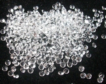 3mm Crystal Quartz Gemstones: Faceted Round Cut, AAA Grade (10 Pieces)