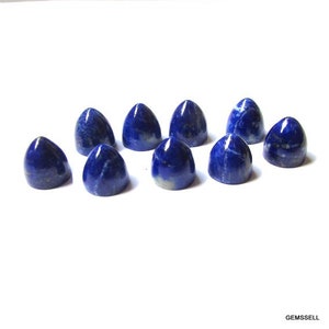 1 pieces 5x5mm lapis Bullet Shape Cabochon Gemstone, Blue lapis Bullet Cabochon Loose Gemstone, Blue lapis Cabochon Bullet Loose Gemstone