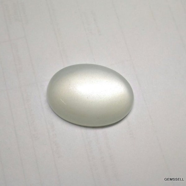 1 pieces 18x25mm White Moonstone Cabochon Oval Loose Gemstone, White Moonstone Oval Cabochon Loose Gemstone, Nice AAA Quality Gemstone