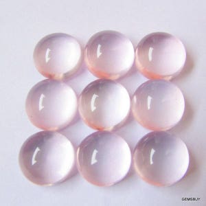 1 pieces 15mm Rose Quartz Round Cabochon Gemstone, Rose Quartz Round Cabochon Gemstone, Rose Quartz Cabochon Gemstone