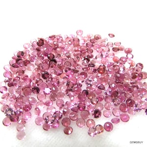 25 pieces 2.5mm Pink Tourmaline Faceted Round Loose Gemstone, Pink Tourmaline Round Faceted AAA Quality gemstone