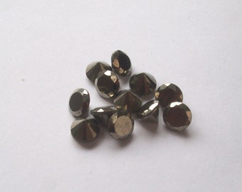 6mm Golden Pyrite Faceted Round diamond cut AAA Quality gemstone, Golden Pyrite Round Faceted Gemstone, Golden Pyrite Faceted Round Gemstone