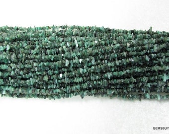 32 inch 4mm to 5mm approx.. Green Emerald Rough Beads Uncut Strand, Emerald uncut beads strand...