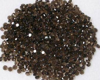 20 pieces 3mm Smoky Quartz Faceted Round Loose Gemstone, AAA Quality Smoky Round Faceted  AAA Quality gemstone, Smoky Faceted Round Gemstone