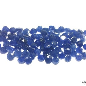 5 pieces 3mm Or 4mm Blue Sapphire Faceted Round Gemstone, 100% Natural Blue Sapphire Round Faceted gemstone, unheated, untreated AAA Quality