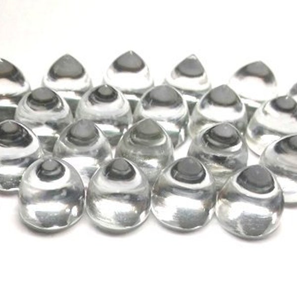 1 pieces 6x6mm Crystal Bullet Shape Cabochon Gemstone, Crystal Bullet Cabochon Loose Gemstone, Crystal Cabochon Bullet Loose Gemstone