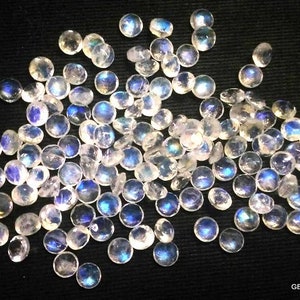 10 pieces 2.5mm Rainbow Moonstone Faceted Round Gemstone, Rainbow Moonstone Round Faceted Gemstone, Rainbow Moonstone faceted round Gemstone