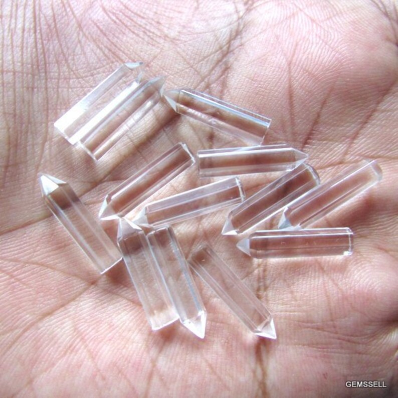 5x20mm CRYSTAL QUARTZ Pencil Faceted AAA Quality Gemstone Etsy