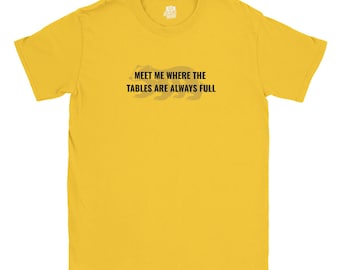 Cozy Tavern Aesthetic Tee - Loyal Badger House Style - Minimalist Fantasy Book Lovers Shirt