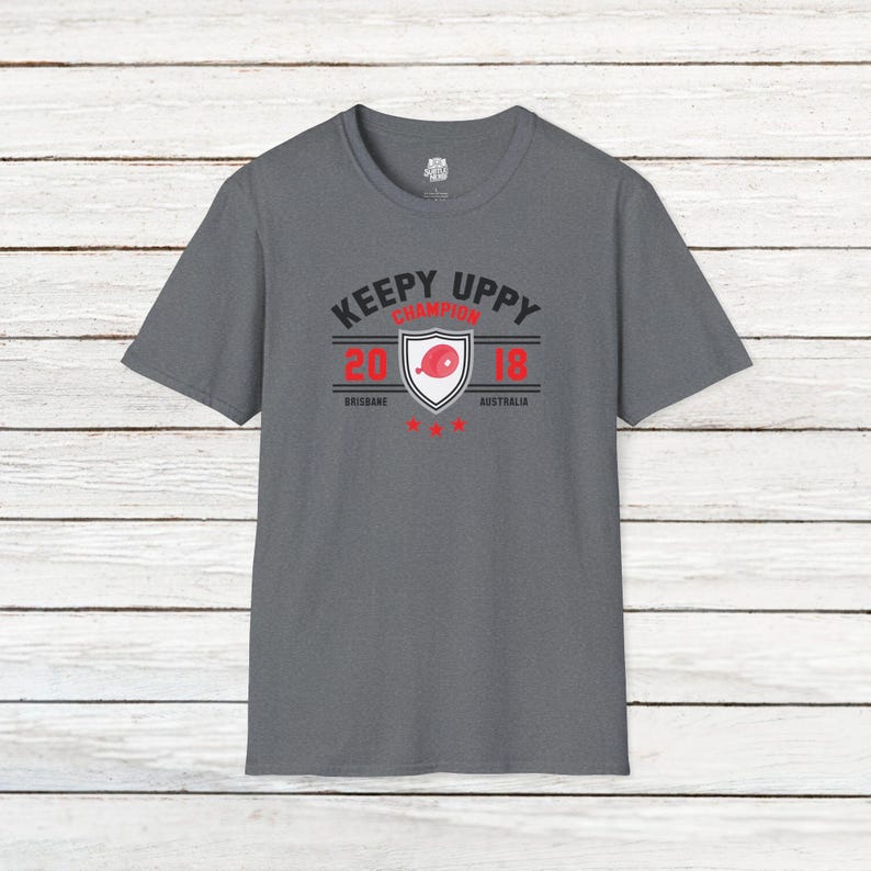 Keepy Uppy World Champion T-Shirt - Bluey Inspired Fan Tee image 1
