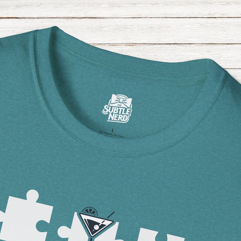Camiseta Puzzles Bar: inspirada en Cómo conocí a vuestra madre, 100% algodón. imagen 5