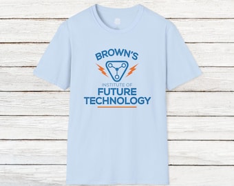 Doc Brown Institute of Technology Tee | Back to the Future Fan Shirt