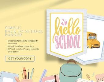 Back to School Banner