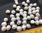 AA 8.5-9.5x9-11mm white nugget freshwater pearls,large hole,Irregular Beads for Pearl Necklace Bracelet Earrings Making,30pcs,LM9-2A-T5