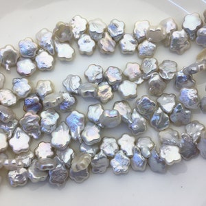 AA+ 11-13mm White plum blossom Freshwater Pearl,ZS-119-28