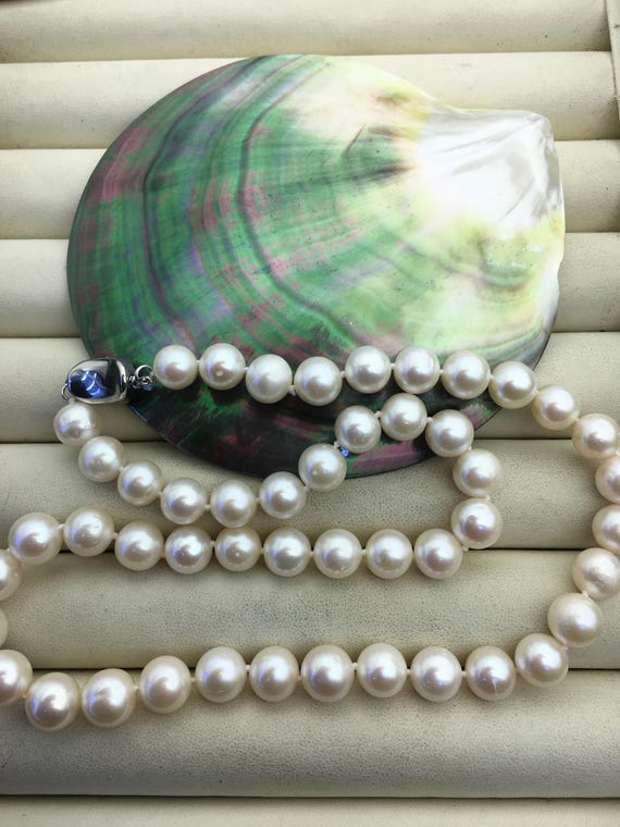 Anderson & Webb - Collana in argento con perle nere d'acqua