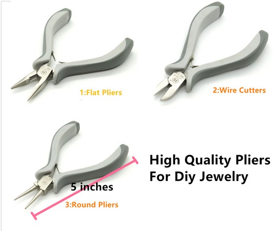 Jewelry Tool Set Round Nose Pliers Flat Nose Pliers Wire -  Finland