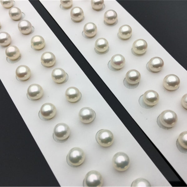 AAA 7-7.5mm white round freshwater pearls,high luster,round loose pearl wholesale,for pearl earrings,for pearl ring,RP7-3AY-GJ-6