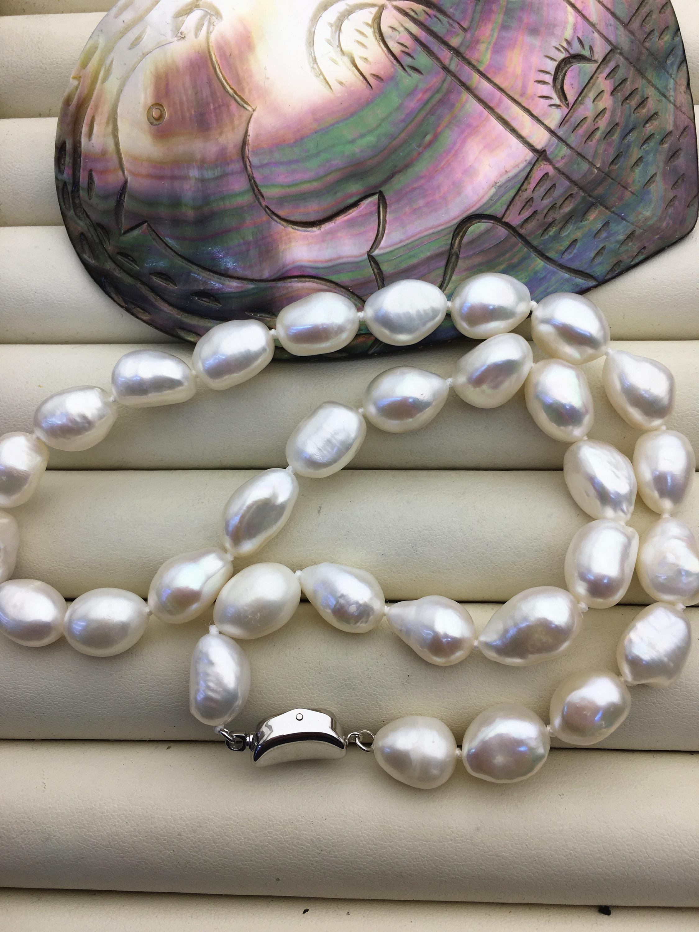 Jil Sander Pearl Necklace Collier Perle Femme Jil Sander Gold