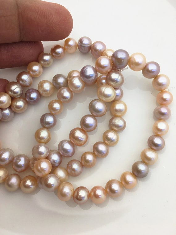 Natural Freshwater Pearl Bracelet Elastic String Bracelet White Rice Beads  Irregular Pearls - Shop Greenleaf Cat Bracelets - Pinkoi
