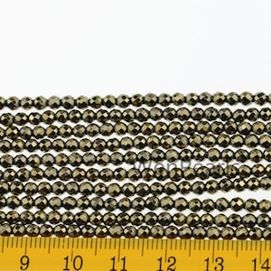 Hematite bronze ,3mm Round Beads,AAA, 130pcs,15.5 inches,G50-R3-003
