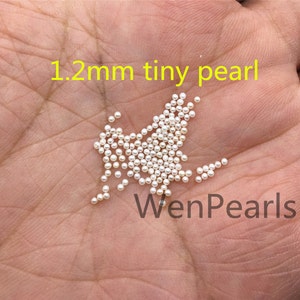 AAA 1.2-1.3mm white near round freshwater seed pearls,no hole,Cultured pearl,diy pearl beads,Happiness,birthday,RP1-3A-7