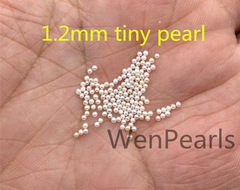WHOLESALE 2 mm Tiny Seed Pearl Beads Baby Pink Color Small Potato  Freshwater Pearls Genuine Freshwater Pearl Seed Pearls #P1339