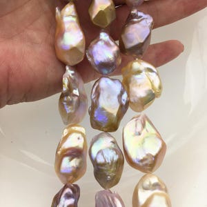 15.5&#39;&#39; AA+ 15-17mm Big diamond mix color Rainbow flame ball pearl,FL15-2A-5-5
