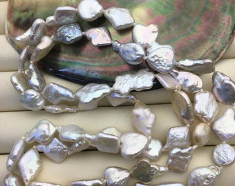 Bellissima Collana Perla Akoya Acqua Dolce Bianco Naturale