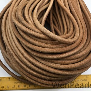 thumbnail image 2 of Cool Round Bolo Braided PU Leather Cord – 3/4/5/6mm X 5M – DIY Accessories String Rope 2 of 4