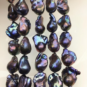 15.5'' AA+ 12-16mm Green Black Rainbow flame ball pearl,FL15-2A-5-104