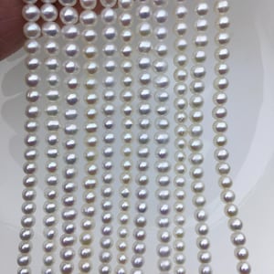 AA+ 4-4.5mm white potato freshwater pearls,seed freshwater pearl,CR4-2A-5