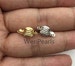 14K Solid Gold Corrugated Bead Safety Clasp,Select Size,wholesale price,ASG-CL-004 