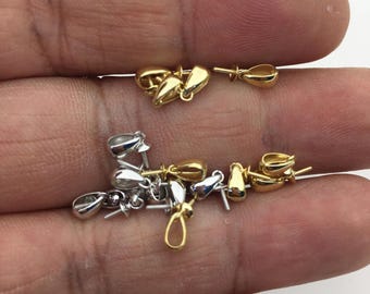 0.13-0.14grams 18k yellow/white gold pendant hook, for pendant,DIY,wholesale,ASG-Pd-003