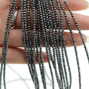 Hematite,2mm Faceted Round,AAA,200pcs,15.5 inches,G50-R2-001