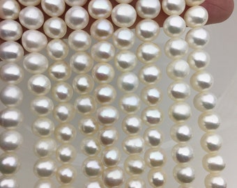 10pcs AAA 3-3.5mm White Seed Pearl Bead,small Pearls,tiny Pearl Supply,no  Hole,half Drilled,rp3-3a-1 