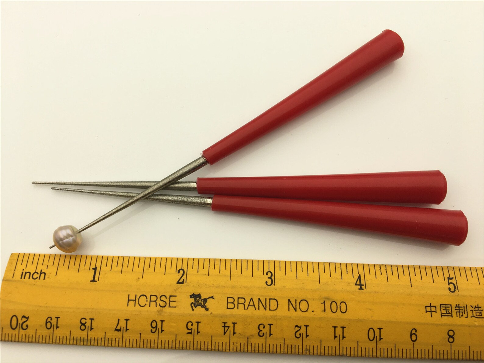 3pcs Set Pearl Reamer Extra Fine Handle 5 Inches Hole Etsy