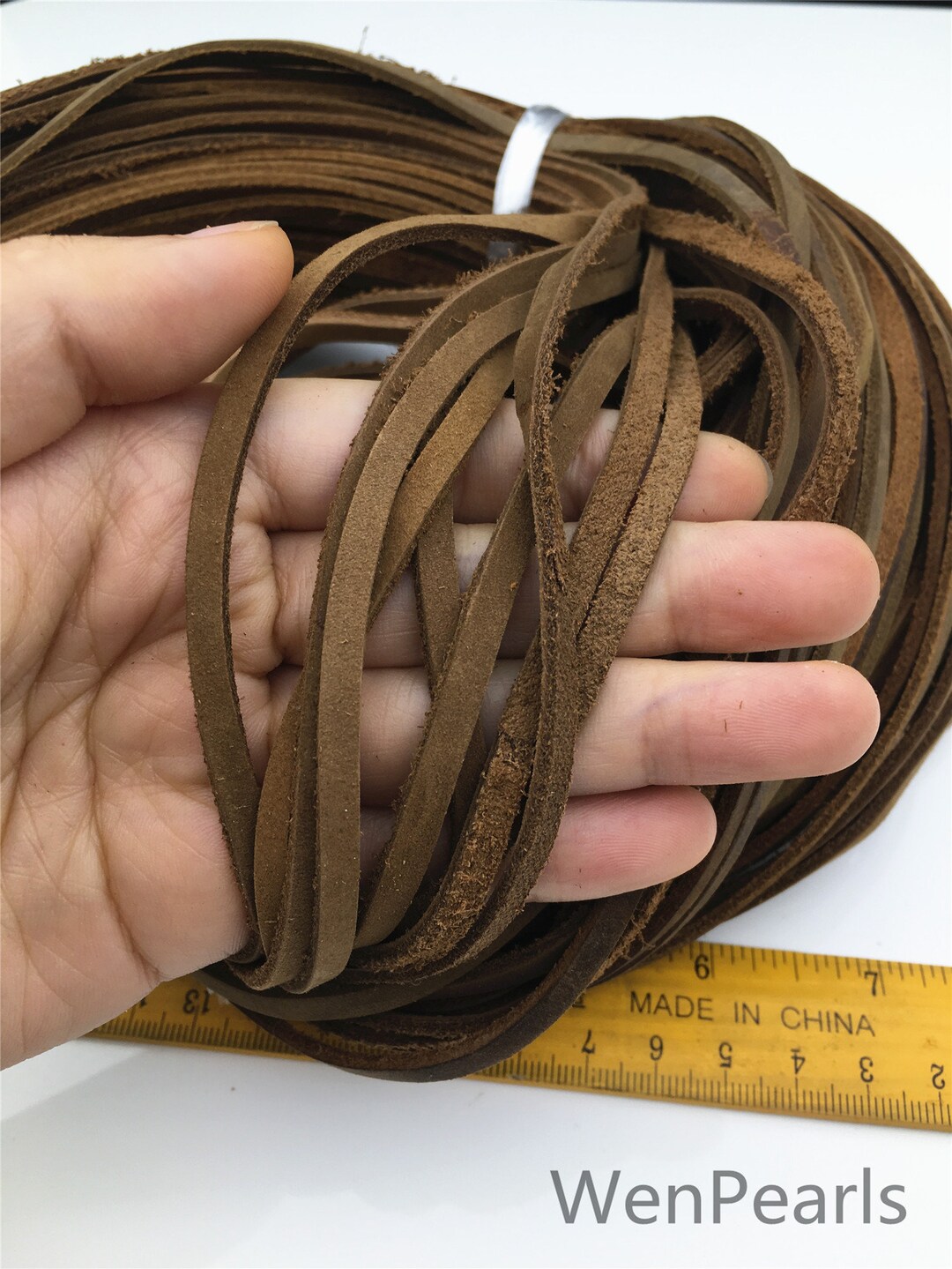 4mmx2mm Flat Crazyhorse Oil Leather Cord,soft Leather,select Length,pullup Leather,soft