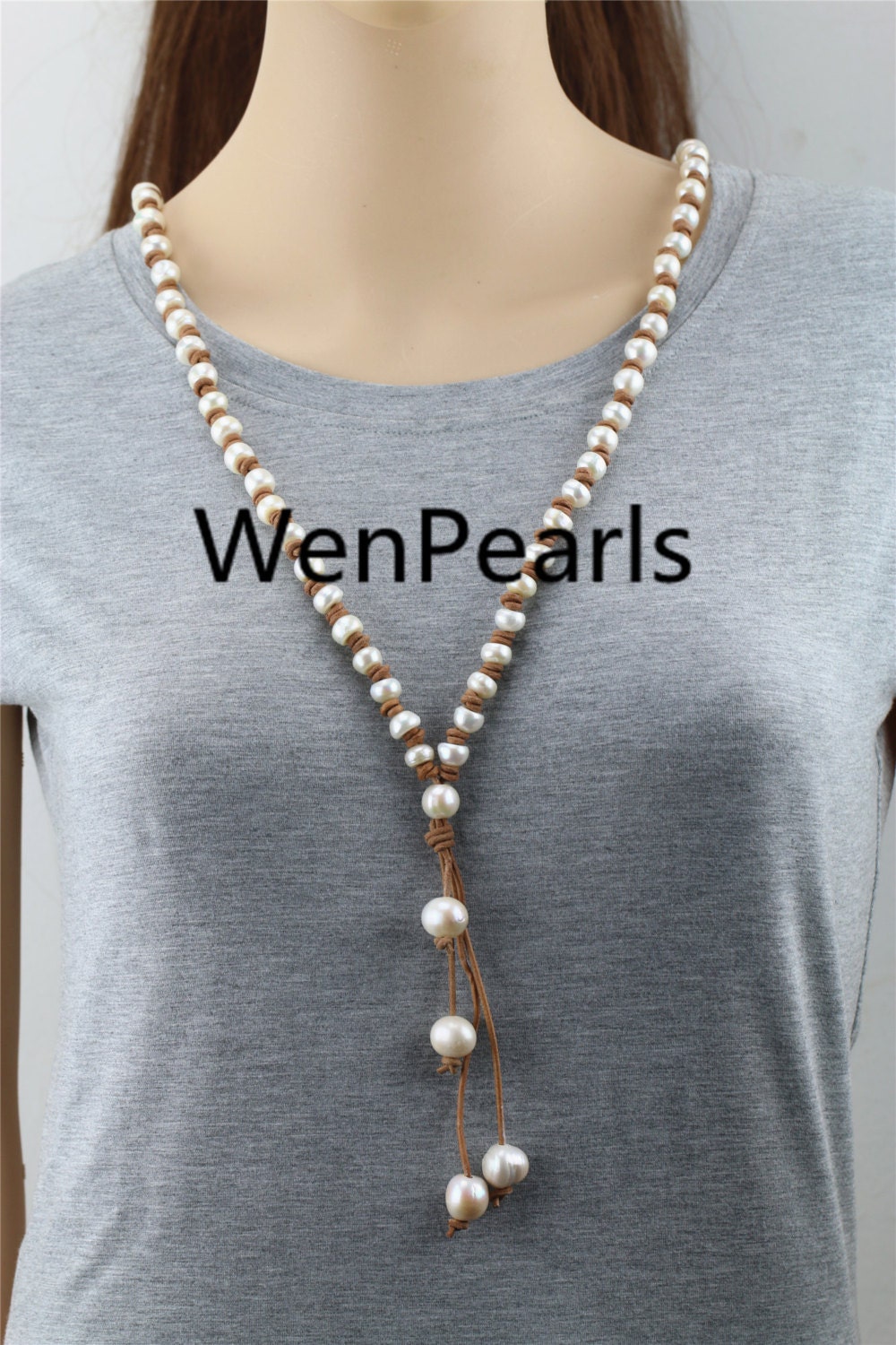 Bags of 48 7mm White Faux Pearl Necklaces 12 per Bag 24 Total