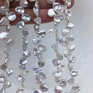 AAA/AA+ 8-9mm White Keshi Freshwater Pearls,keshi pearl strands,ZS-129-2