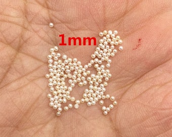 AAA 1mm white near round freshwater seed pearls,no hole,,Cultured pearl,diy pearl beads,Happiness,birthday,RP1-3A-1