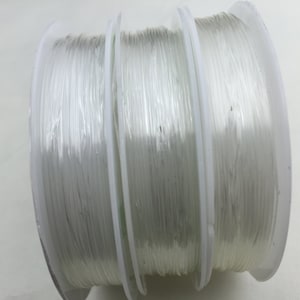 High Quality 0.8MM Black Japanese Elastic Cord / Thread Crystal String 1  Spool 60 Meters Bulk Lot Options 64721-S2551 