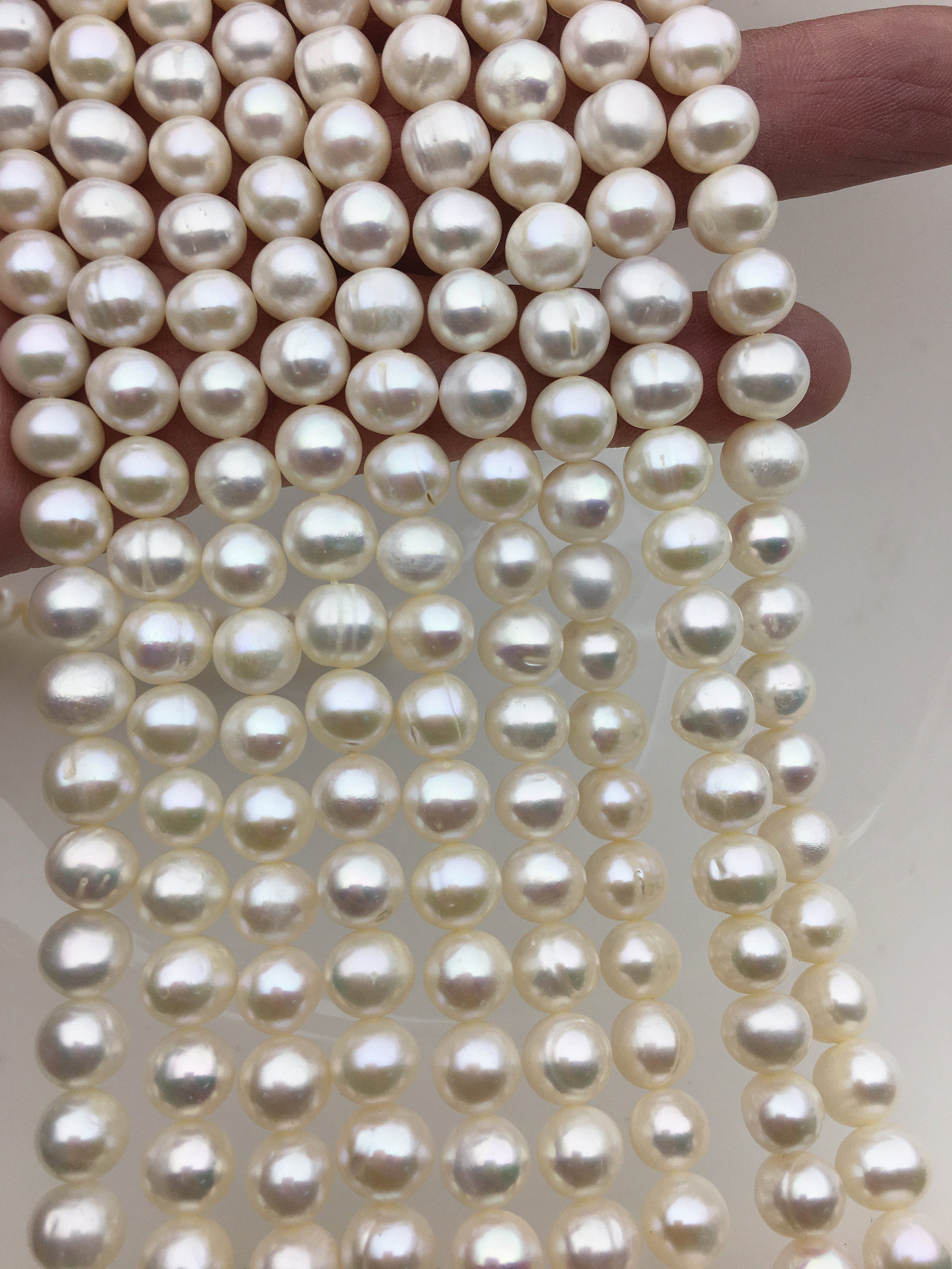 Parure Bijoux Femme - Perle de Culture - Blanche - Argent 925/1000 - 4