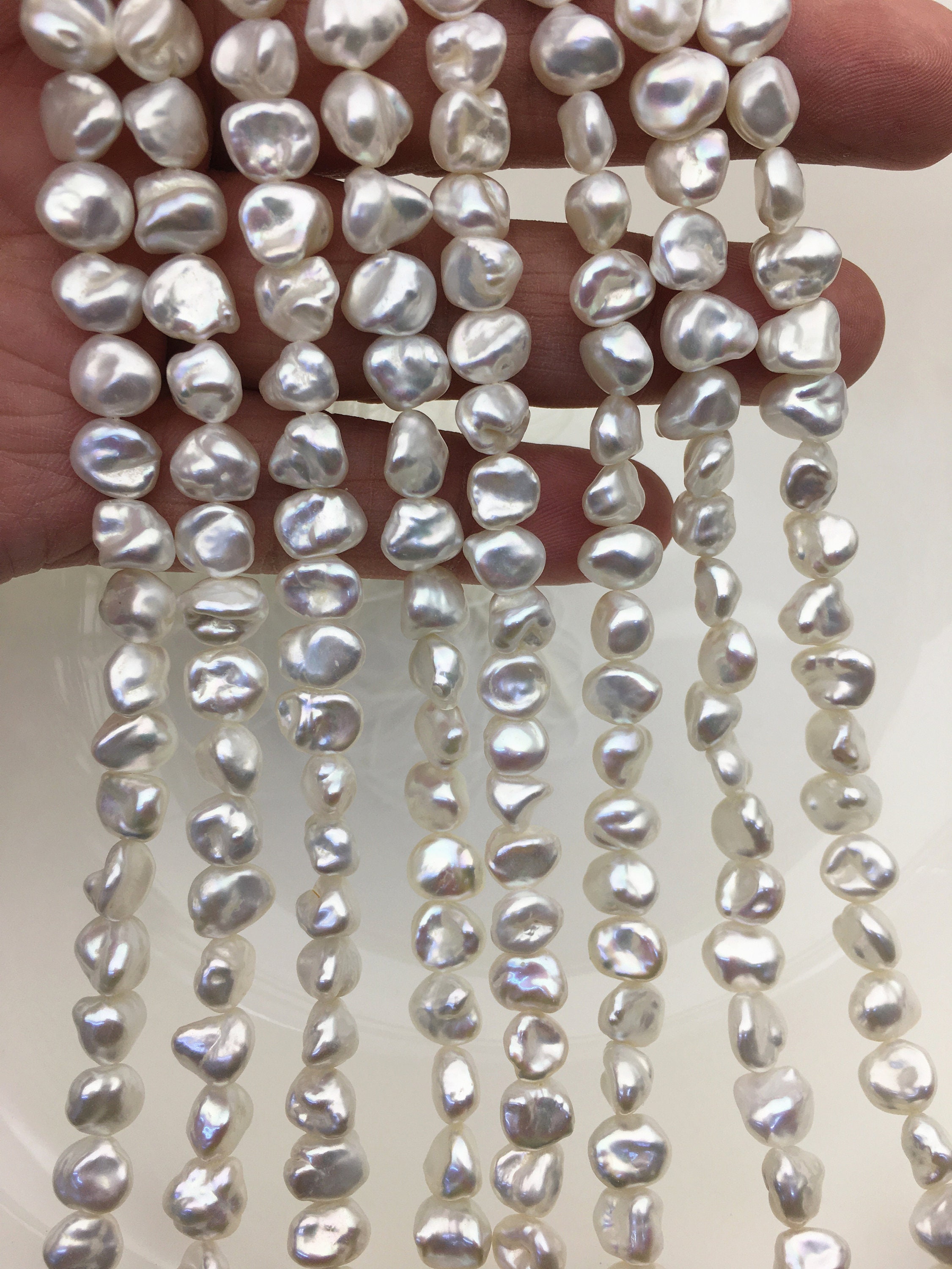 Keshi pearl necklace - Etsy 日本