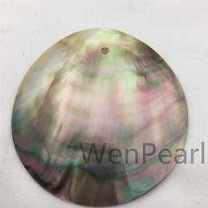 AAA good quality 5cm blacklip mother of pearl shell natural cut,ASH-007