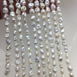 AA 6-7mm white keshi Freshwater Pearl,diy Loose Freshwater Pearl,wholesale price,china wholesale pearl,ZS-200-58