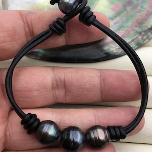 Tahitian Keshi pearl bracelet, SKU# 11131 - Etsy 日本